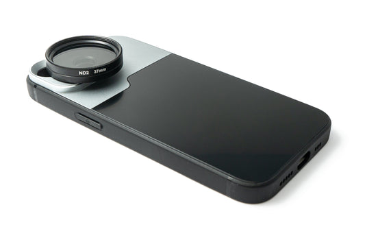 SYSTEM-S ND Filter Set 37 mm Neutral Density with Case and Bag for iPhone 13