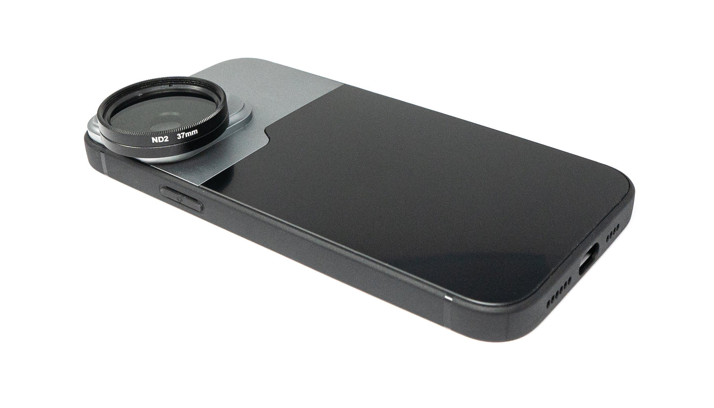 SYSTEM-S ND síusett 37 mm hlutlaus þéttleiki með hulstri og tösku fyrir iPhone 13 Pro Max