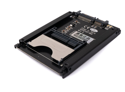 SYSTEM-S CFast Card 2.5 zu SATA 22Pin zu 2x USB 3.0 2.0 Typ A Stecker für HDD SSD