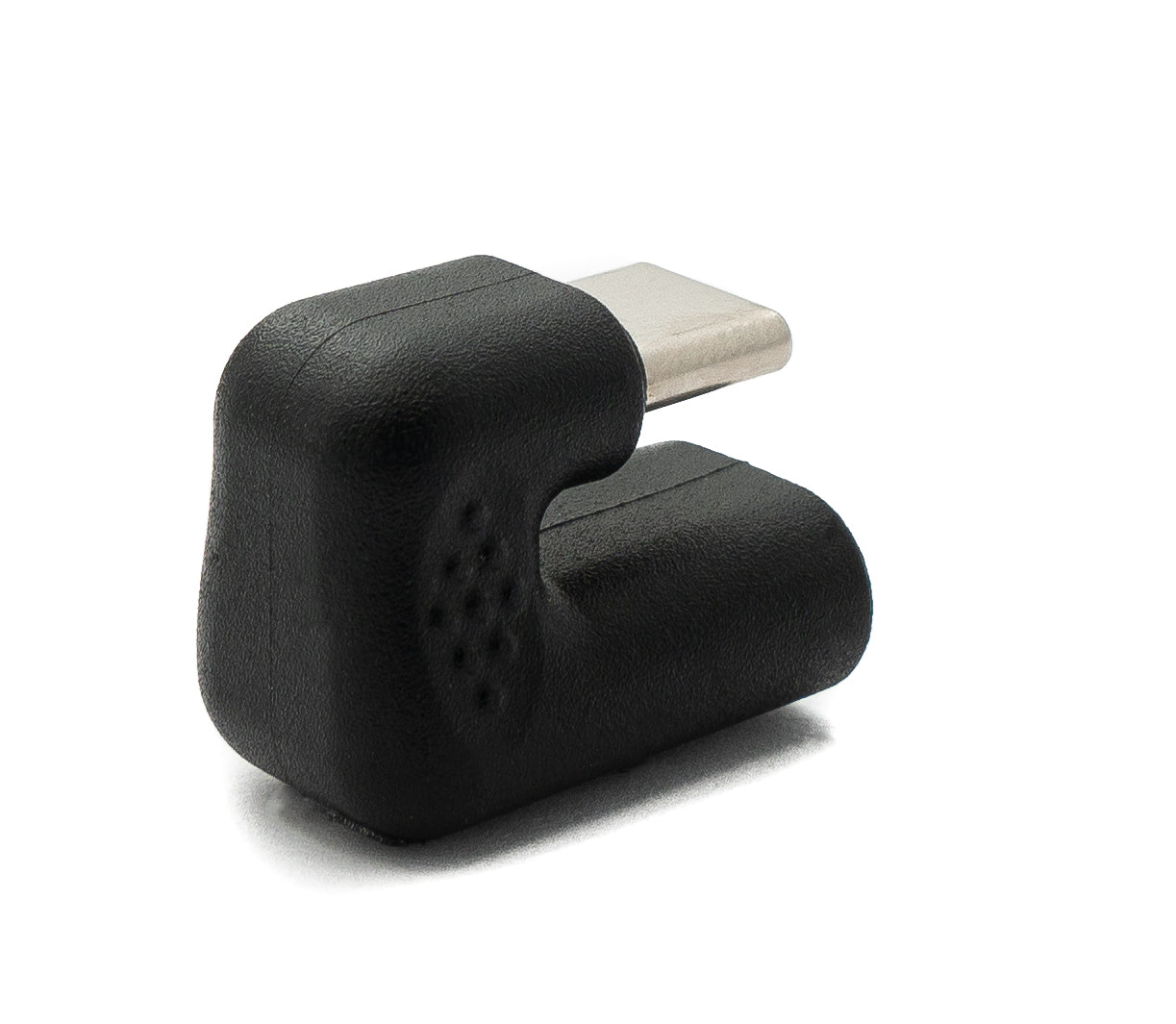 SYSTEM-S USB 3.1 U Turn 180° Adapter Type C Male to 2.0 Micro B Female Cable in Black