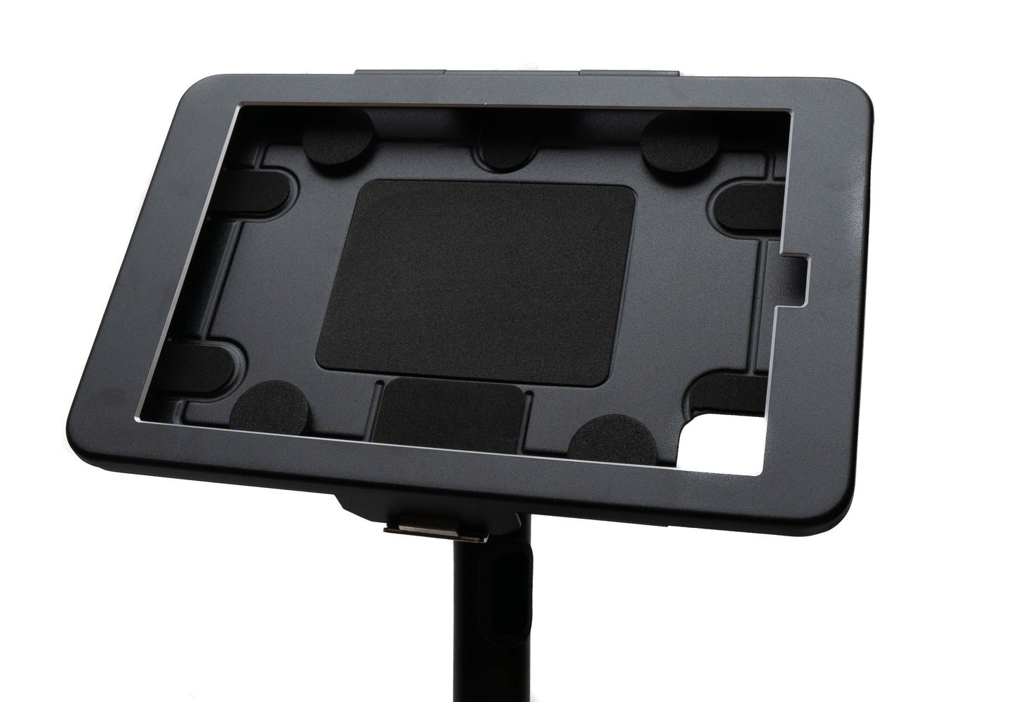 SYSTEM-S Floor Stand 150cm 360° Lockable Holder for iPad Mini 6 (2021) in Black