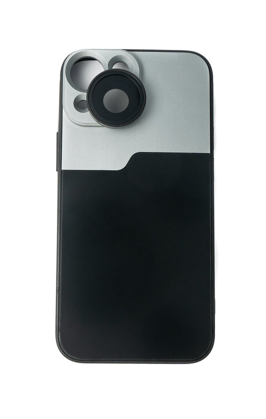 SYSTEM-S CPL Filter Circular Polarizer Lens with Case in Black for iPhone 13 Mini