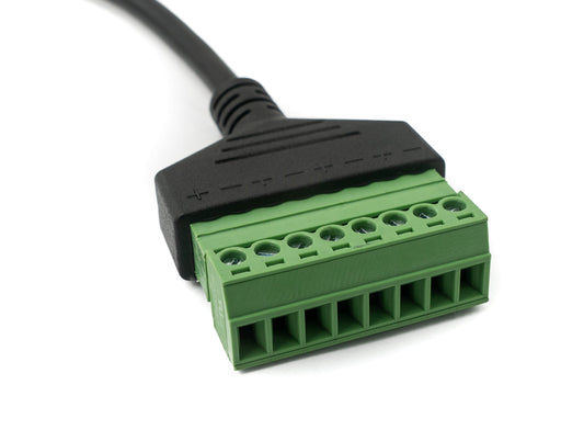 SYSTEM-S LAN cable 30 cm RJ45 socket to 5-pin PCB connector in black