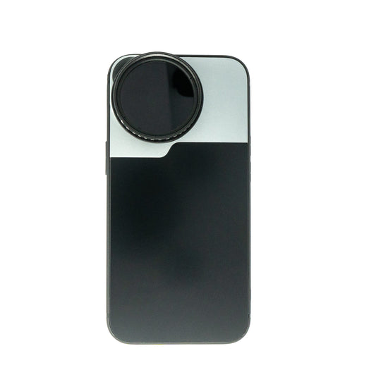 SYSTEM-S ND Vario sía 37 mm 2 til 4000 hlutlaus þéttleiki með hulstri fyrir iPhone 13
