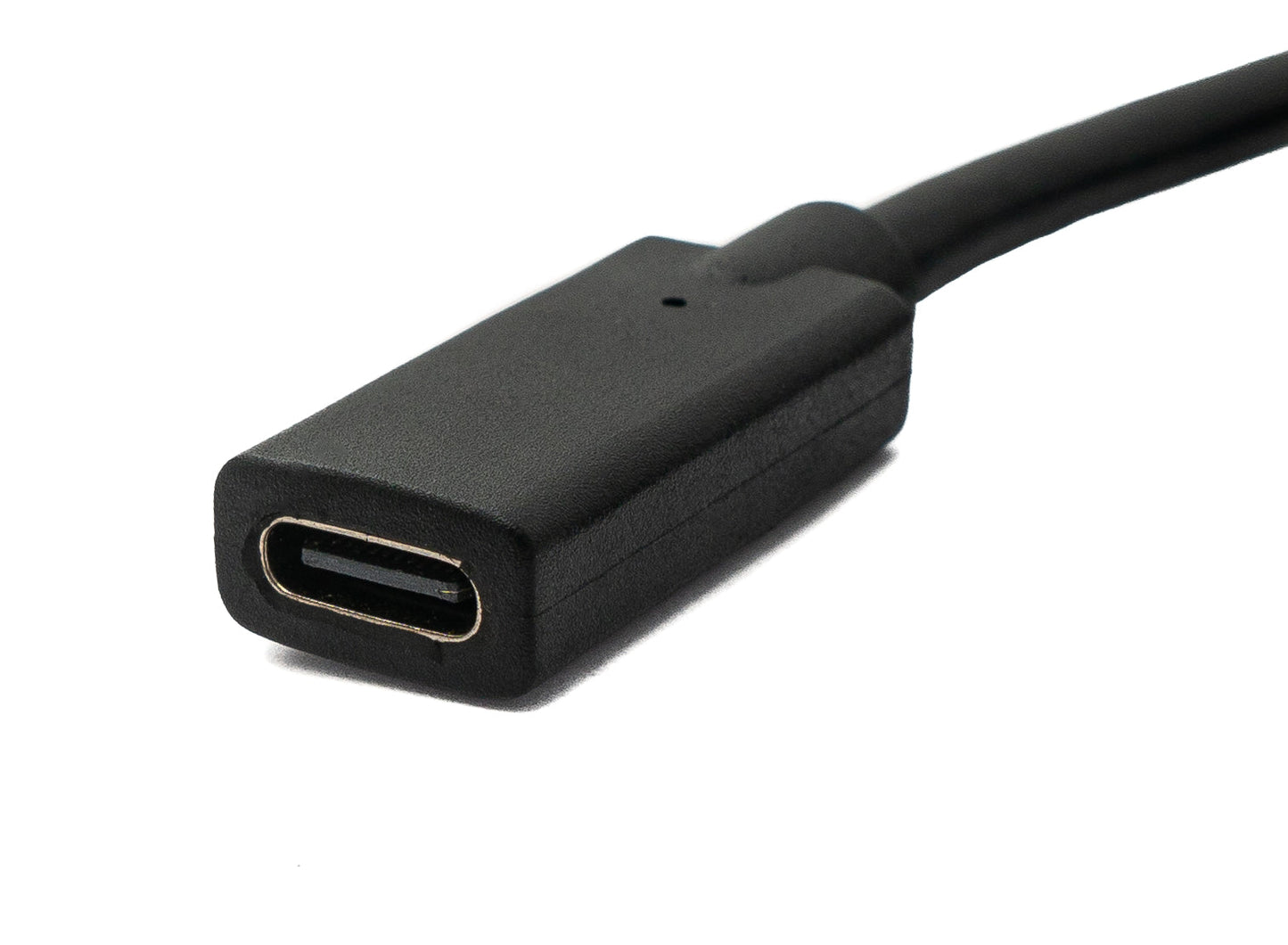 SYSTEM-S USB 3.1 Gen 2 100W snúra 100 cm Tegund C karlkyns í kvenkyns skrúfuhorn
