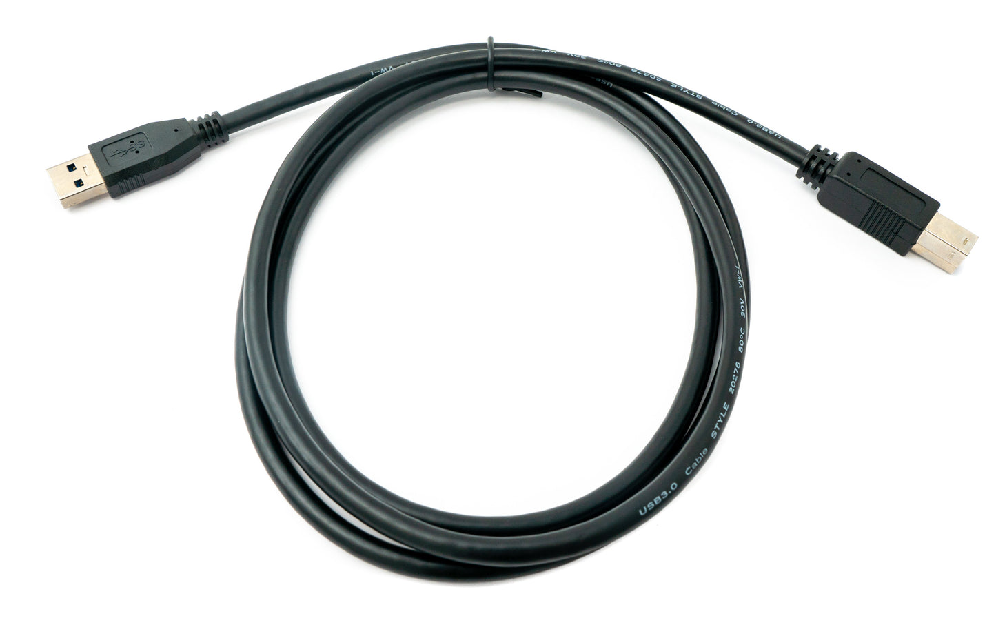 SYSTEM-S USB 3.0 cable 150 cm type B male to A male in black