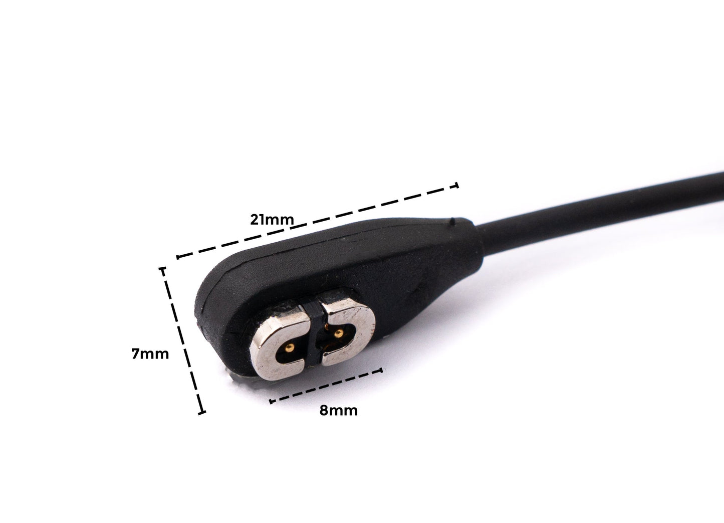 SYSTEM-S USB 2.0 snúra 100 cm hleðslusnúra fyrir Aftershokz Aeropex þráðlaus heyrnartól, svört