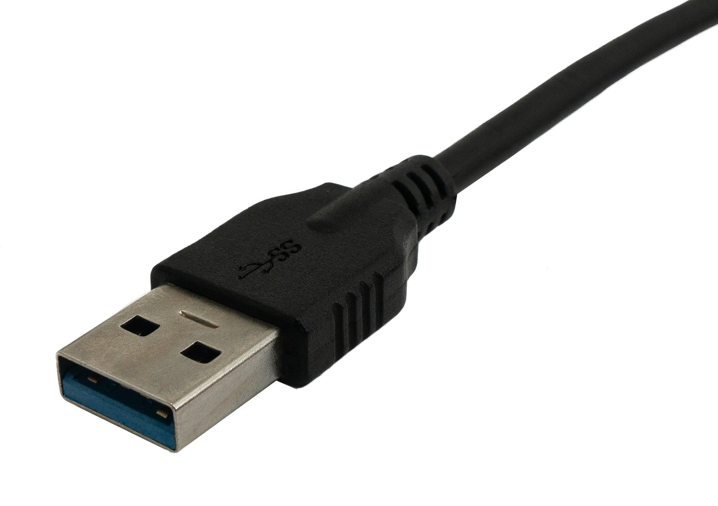 SYSTEM-S USB 3.1 Kabel 150 cm Typ C Stecker zu 3.0 Typ A Stecker in Schwarz