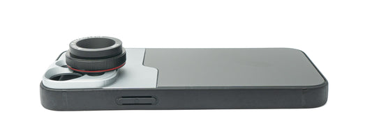 SYSTEM-S Macro Lens 2.8x HD Filter with Case in Black for iPhone 13 Mini