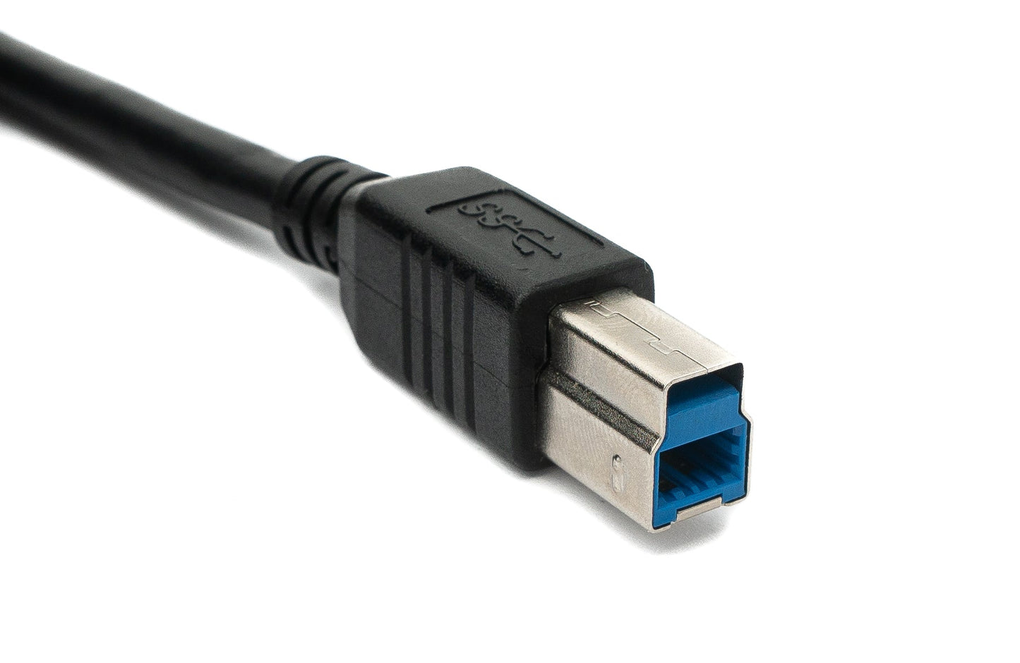 SYSTEM-S USB 3.0 snúra 8 m karlkyns B í A karlkyns í svörtu