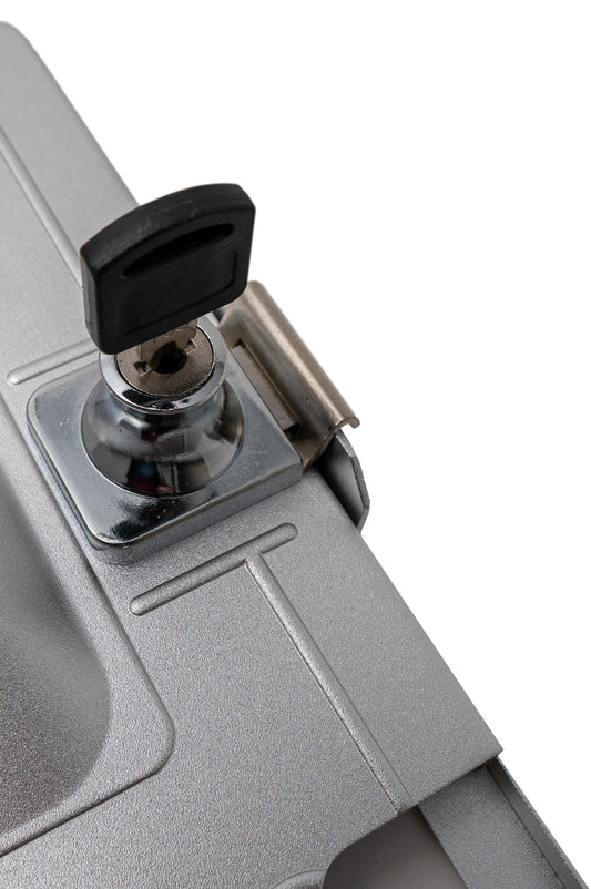 SYSTEM-S Floor Stand 120cm Tiltable Lockable Holder for iPad Mini 6 (2021) in Gray