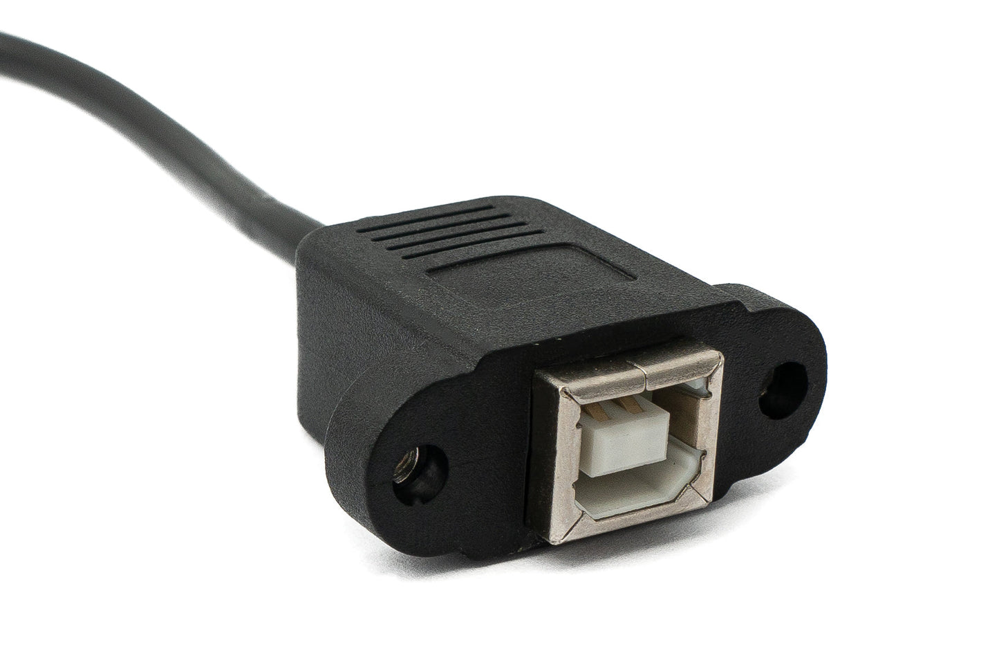 SYSTEM-S USB 2.0 Kabel 30 cm Typ B Buchse zu 5 polig Leiterplattenstecker Schwarz