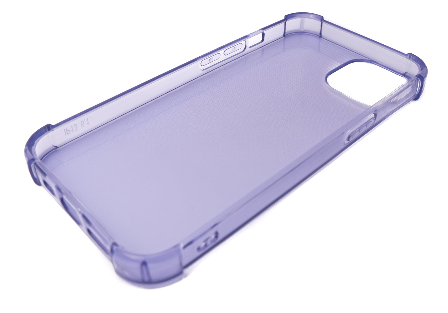 SYSTEM-S Schutzhülle aus Silikon in Lila Transparent Hülle für iPhone 13