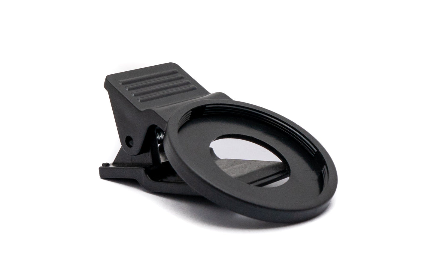 SYSTEM-S Makro Linse +2 Zoom Close Up Filter mit Clip in Schwarz