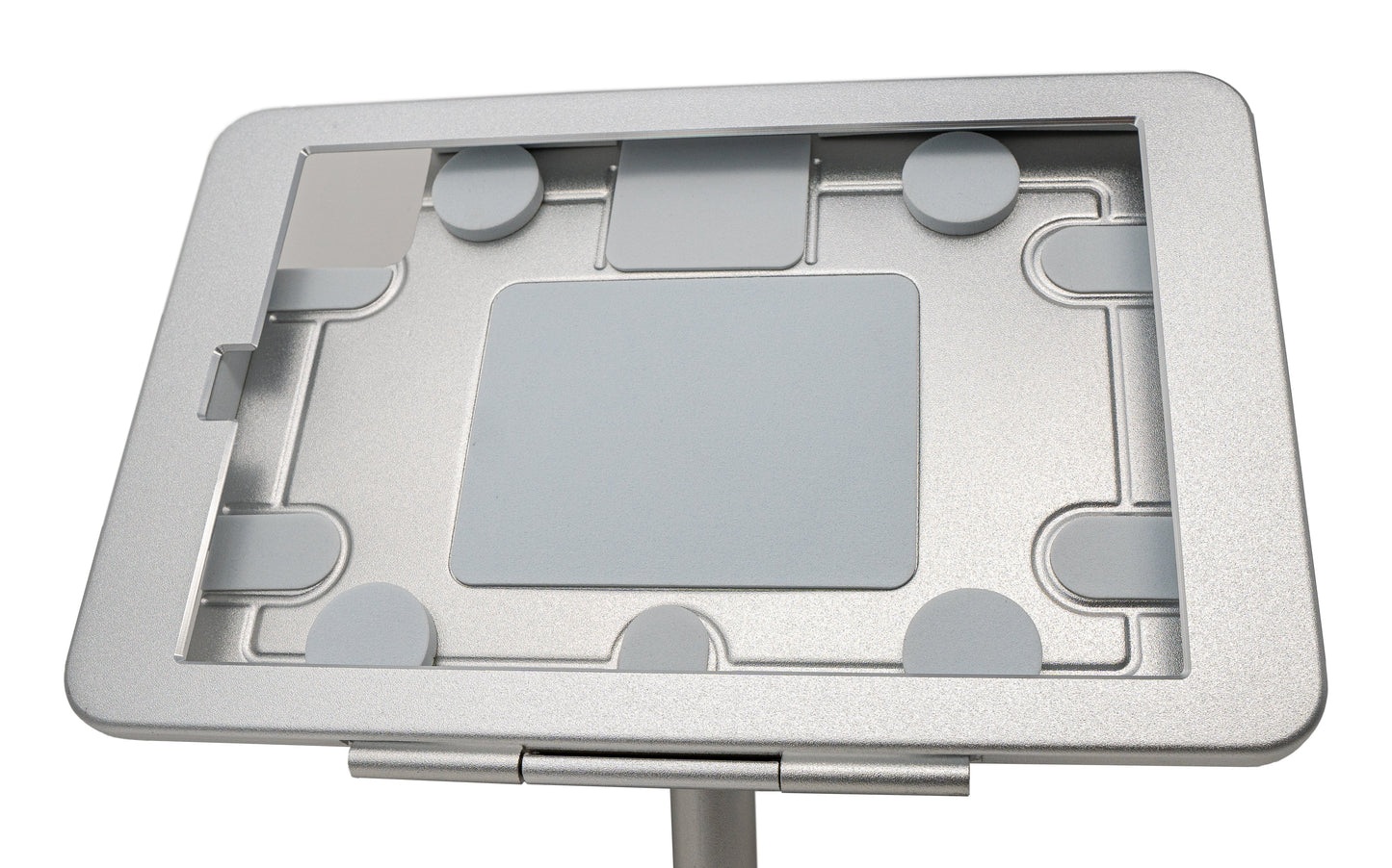 SYSTEM-S Tischhalterung 360° Ständer abschließbar für iPad Mini 6 (2021) in Grau