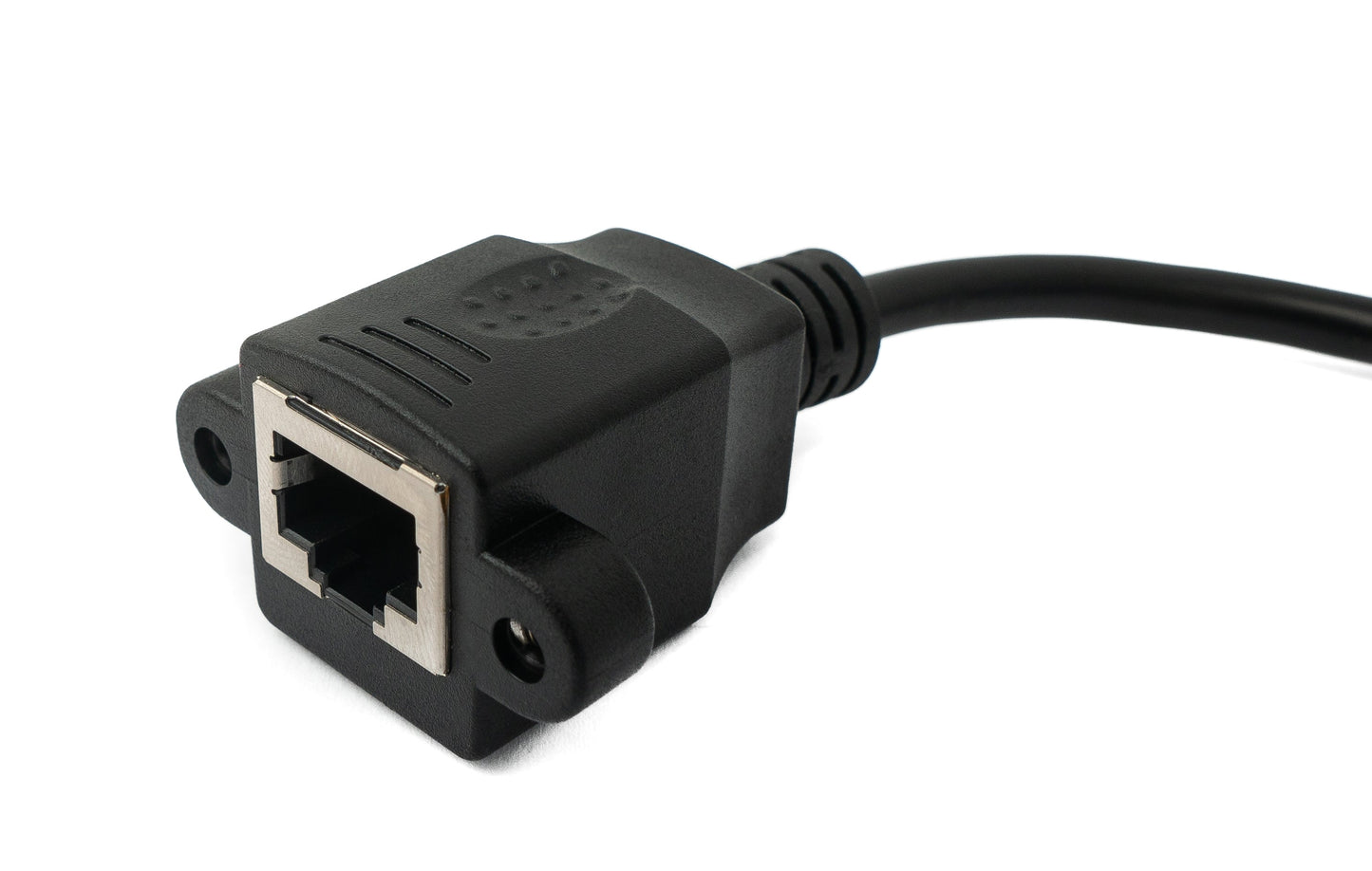 SYSTEM-S LAN snúra 30 cm RJ45 tengi í 5 pinna PCB tengi í svörtu