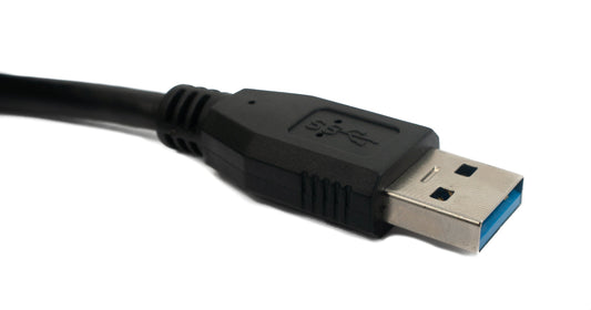SYSTEM-S USB 3.0 cable 5 m Micro B plug to Type A plug in black