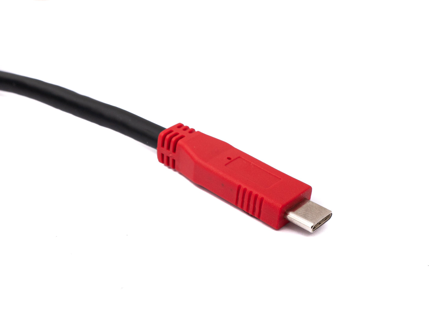 SYSTEM-S USB 3.1 einhliða snúra 8 m Tegund C karlkyns í karlkyns endurtekning í svörtu