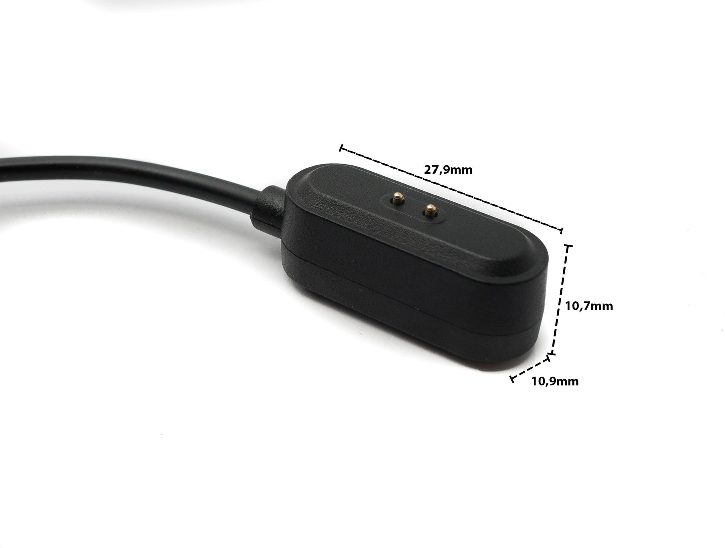 USB 2.0 Kabel 100 cm für Oppo Watch Free Smartwatch in Schwarz