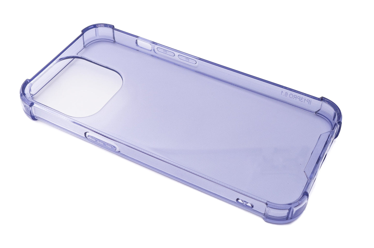 SYSTEM-S Schutzhülle aus Silikon in Lila Transparent Hülle für iPhone 13 Pro