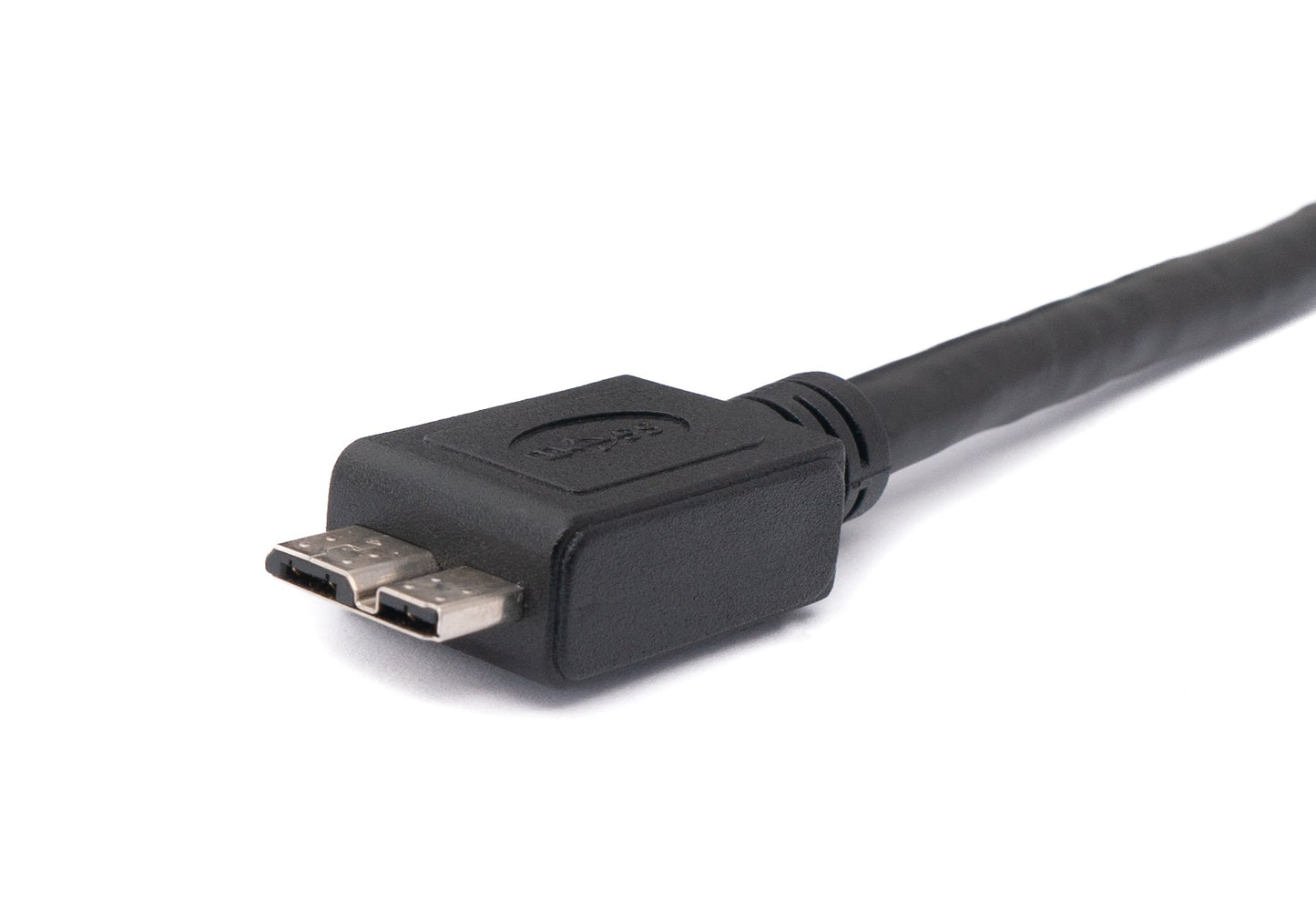 SYSTEM-S USB 3.0 Kabel 8 m Micro B Stecker zu Typ A Stecker in Schwarz
