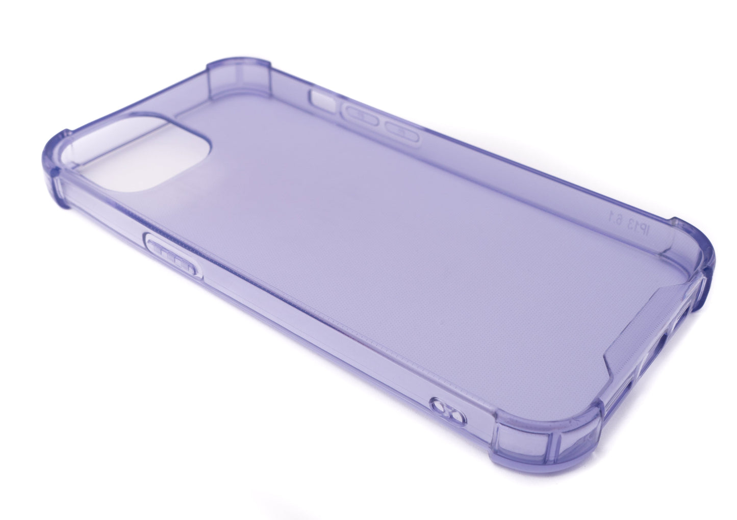 SYSTEM-S Schutzhülle aus Silikon in Lila Transparent Hülle für iPhone 13