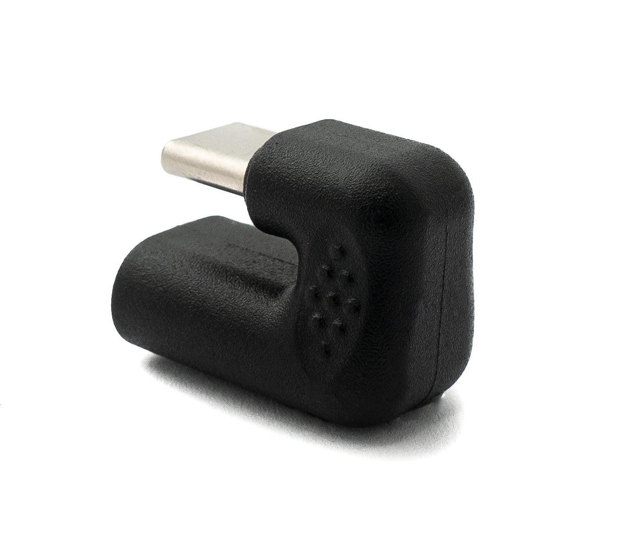 SYSTEM-S USB 3.1 U Turn 180° Adapter Type C Male to 2.0 Micro B Female Cable in Black