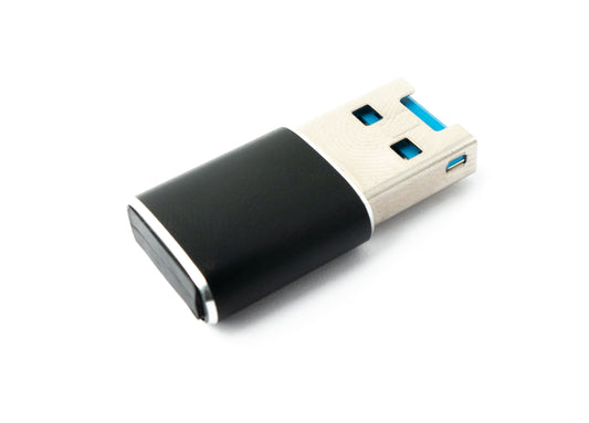SYSTEM-S SD kort millistykki Micro í USB 3.0 Type A kvenkyns snúra minniskortalesari svartur