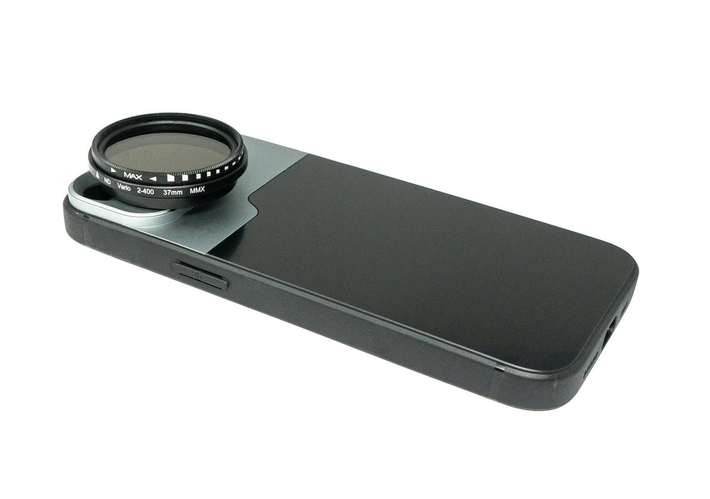 SYSTEM-S ND Vario sía 37 mm 2 til 4000 hlutlaus þéttleiki með hulstri fyrir iPhone 13