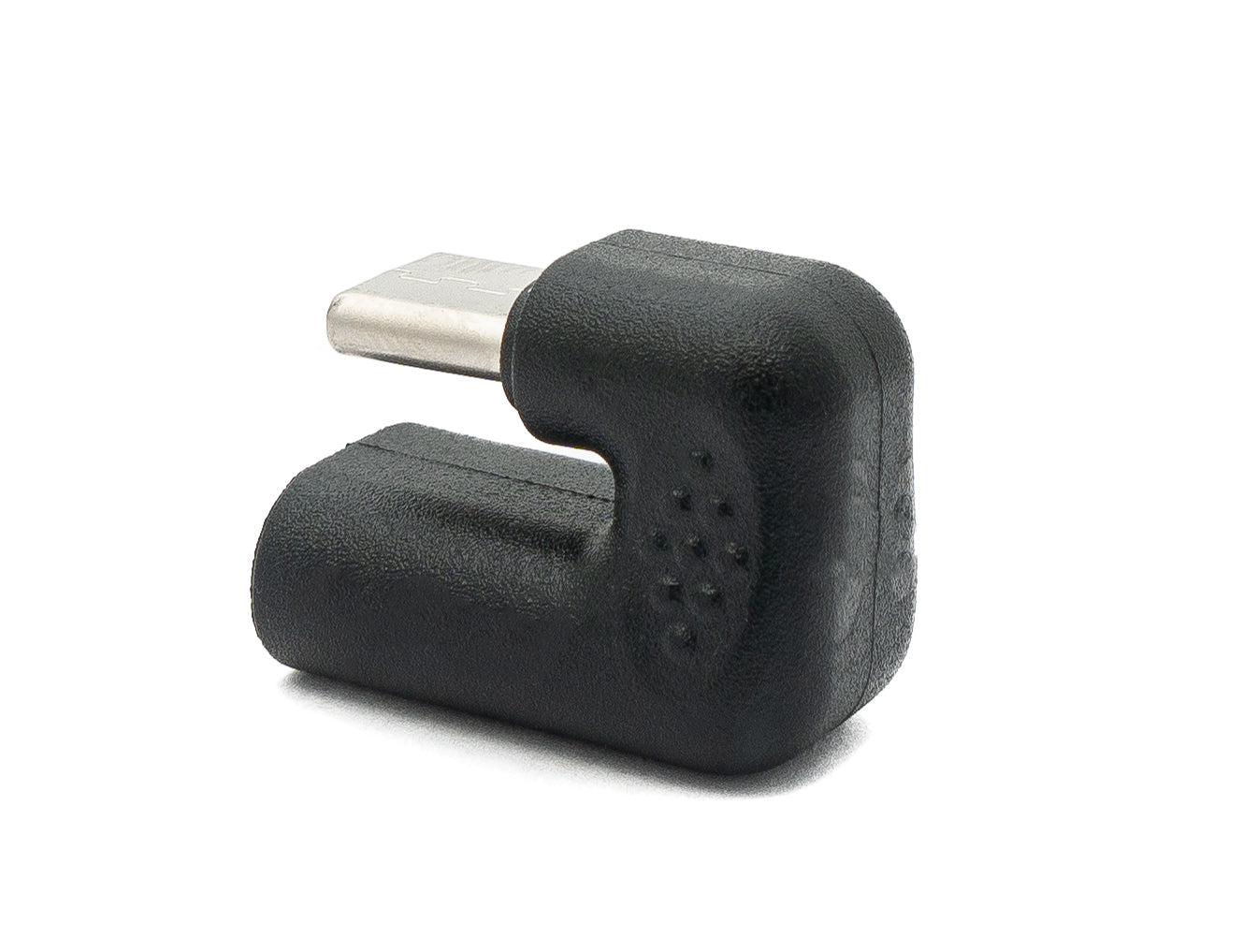 SYSTEM-S USB 3.1 U-snúningur 180° millistykki af gerðinni C kvenkyns í karlkyns snúra í svörtu