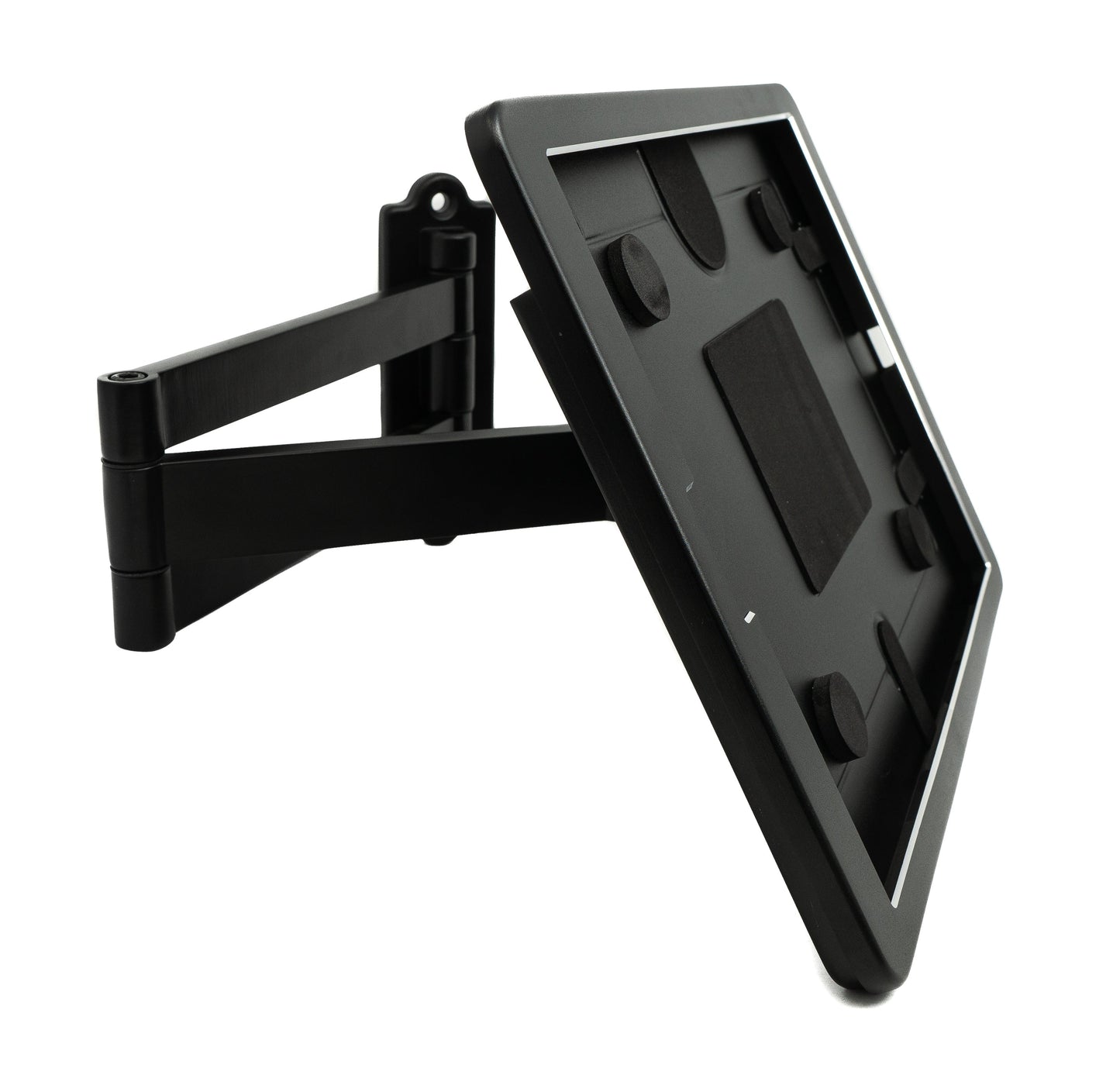 SYSTEM-S wall mount lockable 360° for iPad Pro 12.9" 2018 2020 2021 in black