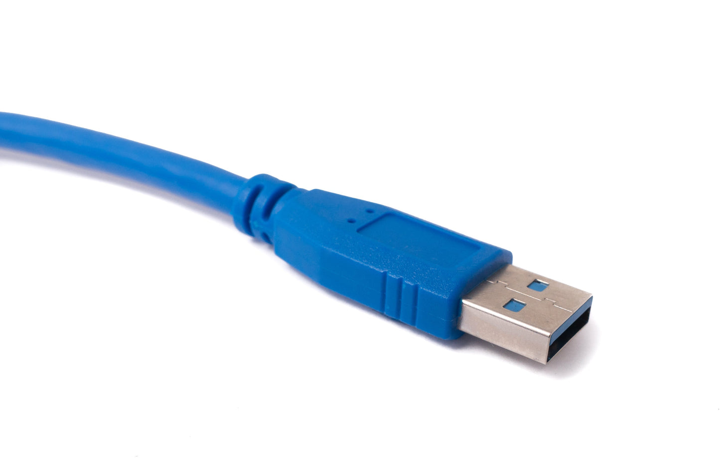 SYSTEM-S USB 3.0 Kabel 5 m Typ A Stecker zu Buchse Schraube in Blau