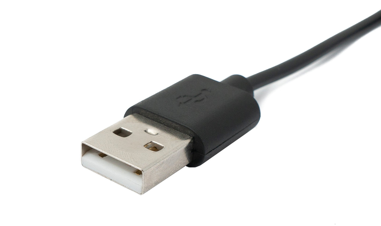 SYSTEM-S USB 2.0 Kabel 100 cm Ladekabel für Xiaomi RedMi Watch 2 Lite Smartwatch Schwarz