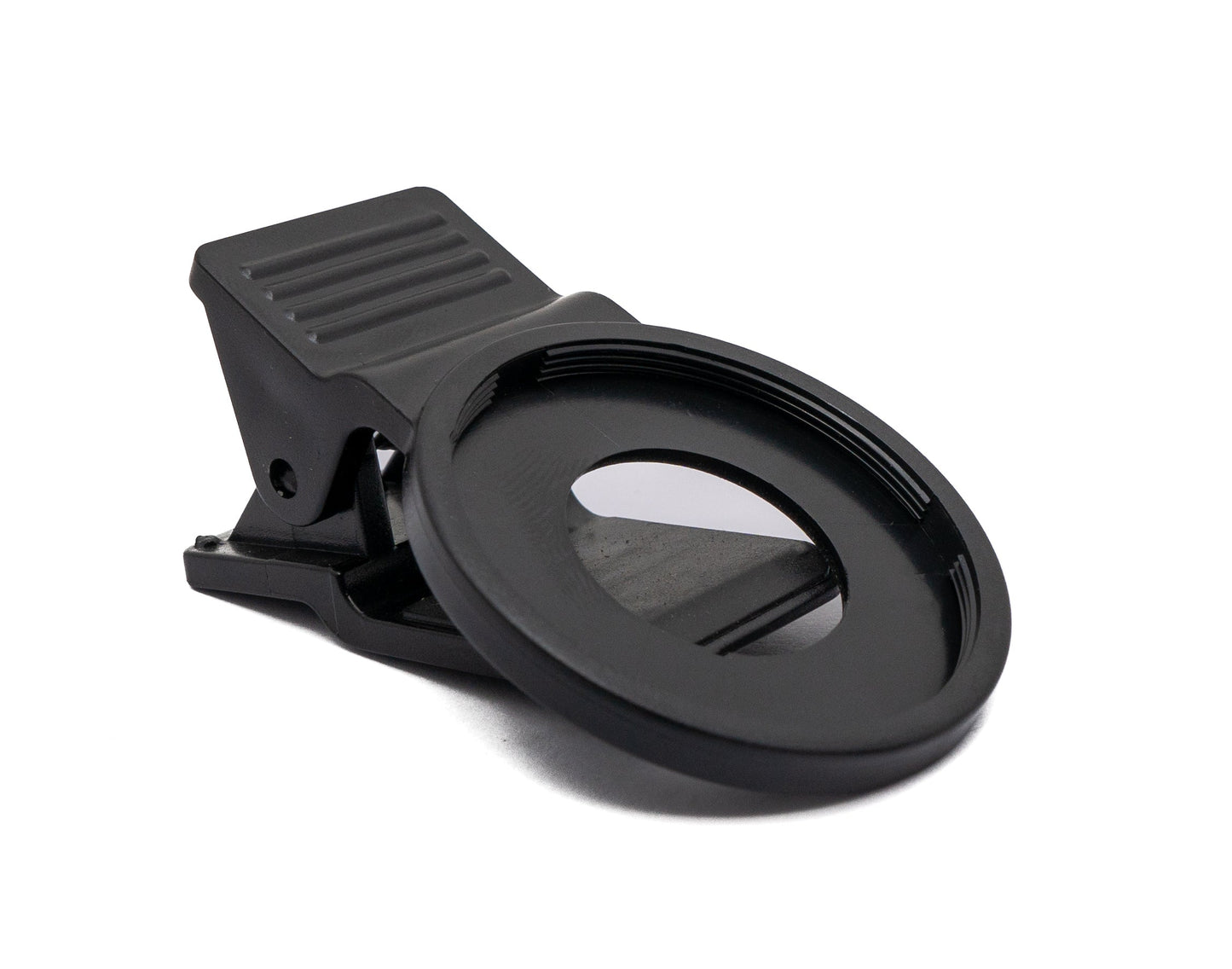 SYSTEM-S ND Vario sía 37 mm 2 til 400 grá linsa með klemmu fyrir snjallsíma í svörtu