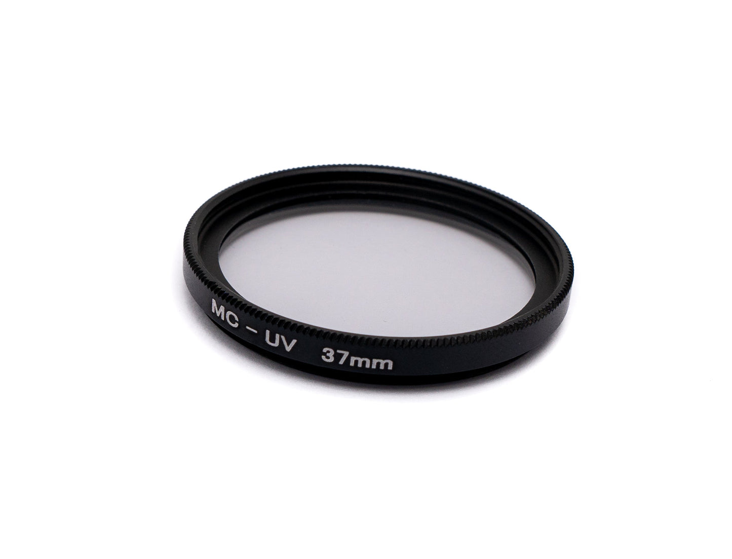 SYSTEM-S UV Filter 37 mm 2x beschichtet Slim Linse mit Clip für Smartphones in Schwarz