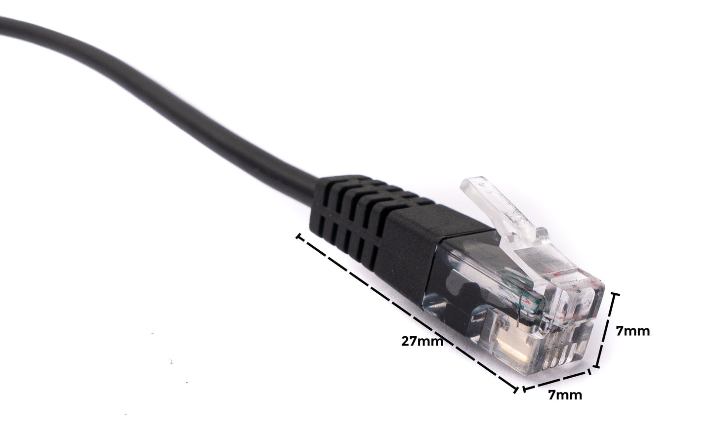 SYSTEM-S Símaheyrnartól millistykki 20 cm RJ9 tengi í 2x 3,5 mm jack hljóðsnúra svart