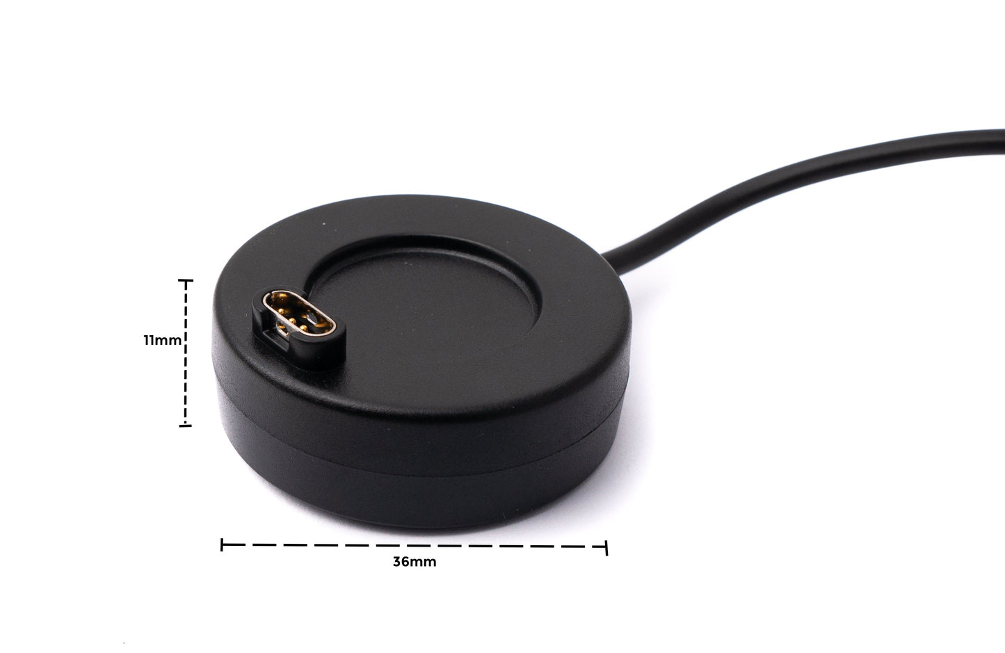 SYSTEM-S USB 2.0 cable 100 cm charging cable for Garmin Venu 1 2 2S SQ Lily Smartwatch Black