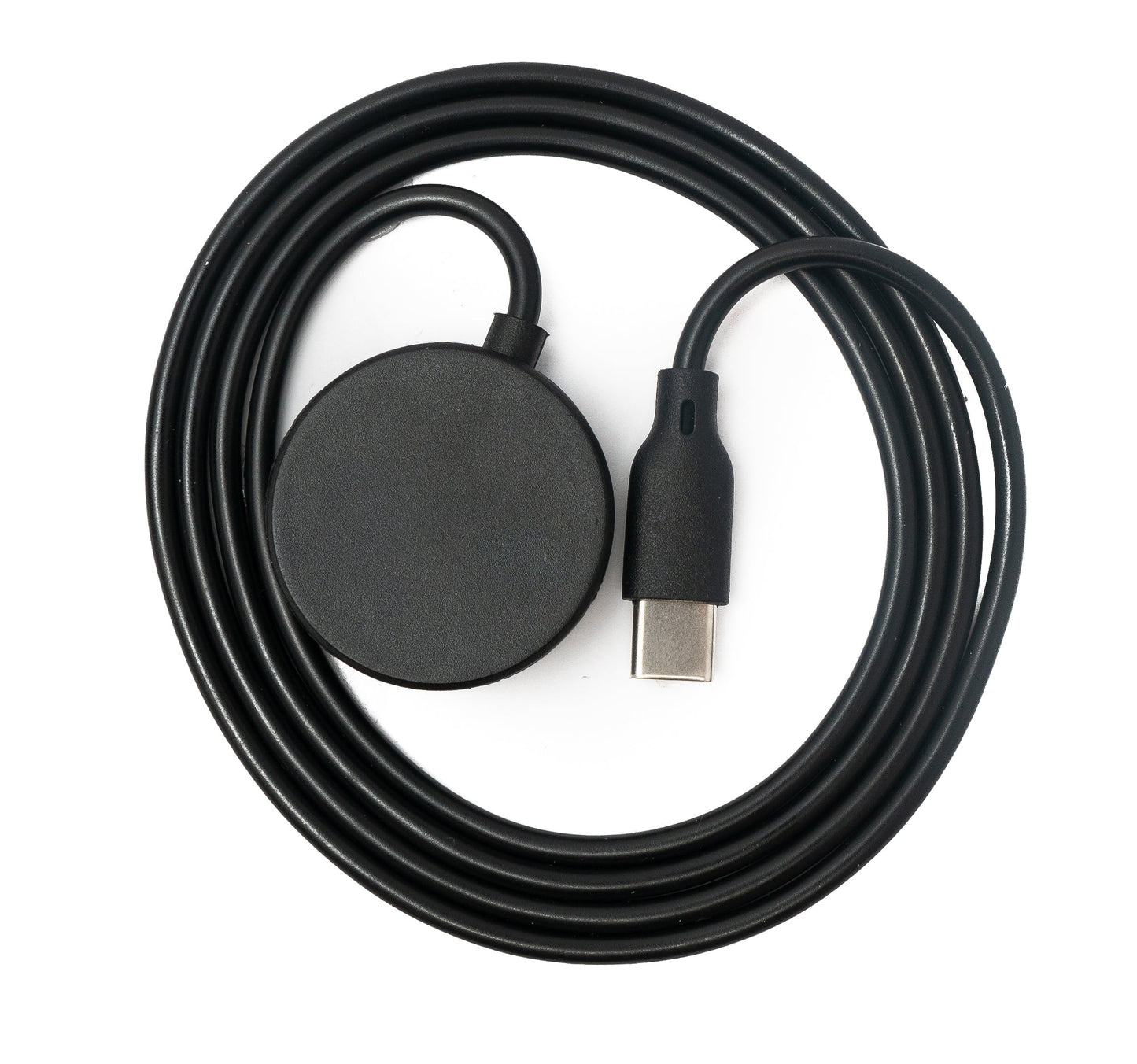 SYSTEM-S USB 3.1 snúra 100 cm hleðslustöð fyrir Samsung Galaxy Watch 4 snjallúr, svört