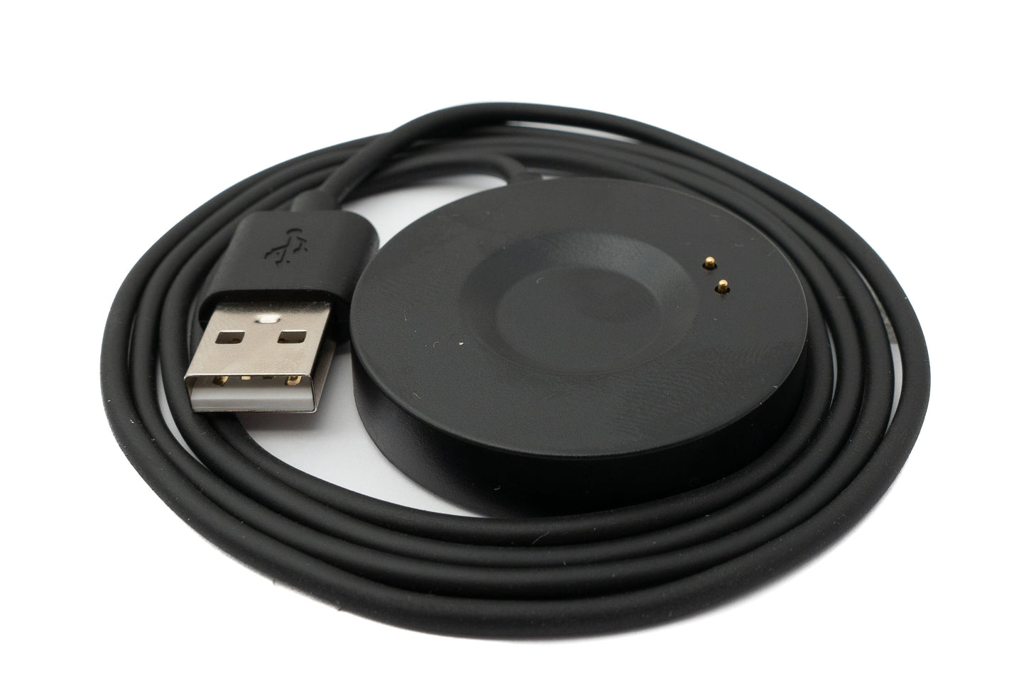 SYSTEM-S USB 2.0 snúra 100 cm hleðslustöð fyrir Realme Watch S Pro snjallúr í svörtu