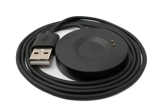 SYSTEM-S USB 2.0 snúra 100 cm hleðslustöð fyrir Realme Watch S Pro snjallúr í svörtu