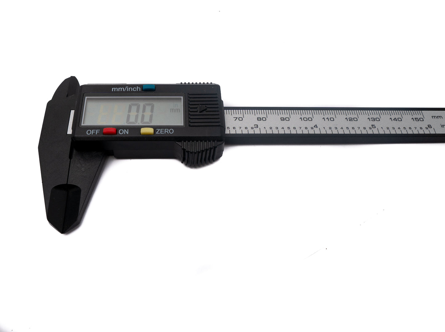 SYSTEM-S digital caliper 150 mm Zero function various modes in black