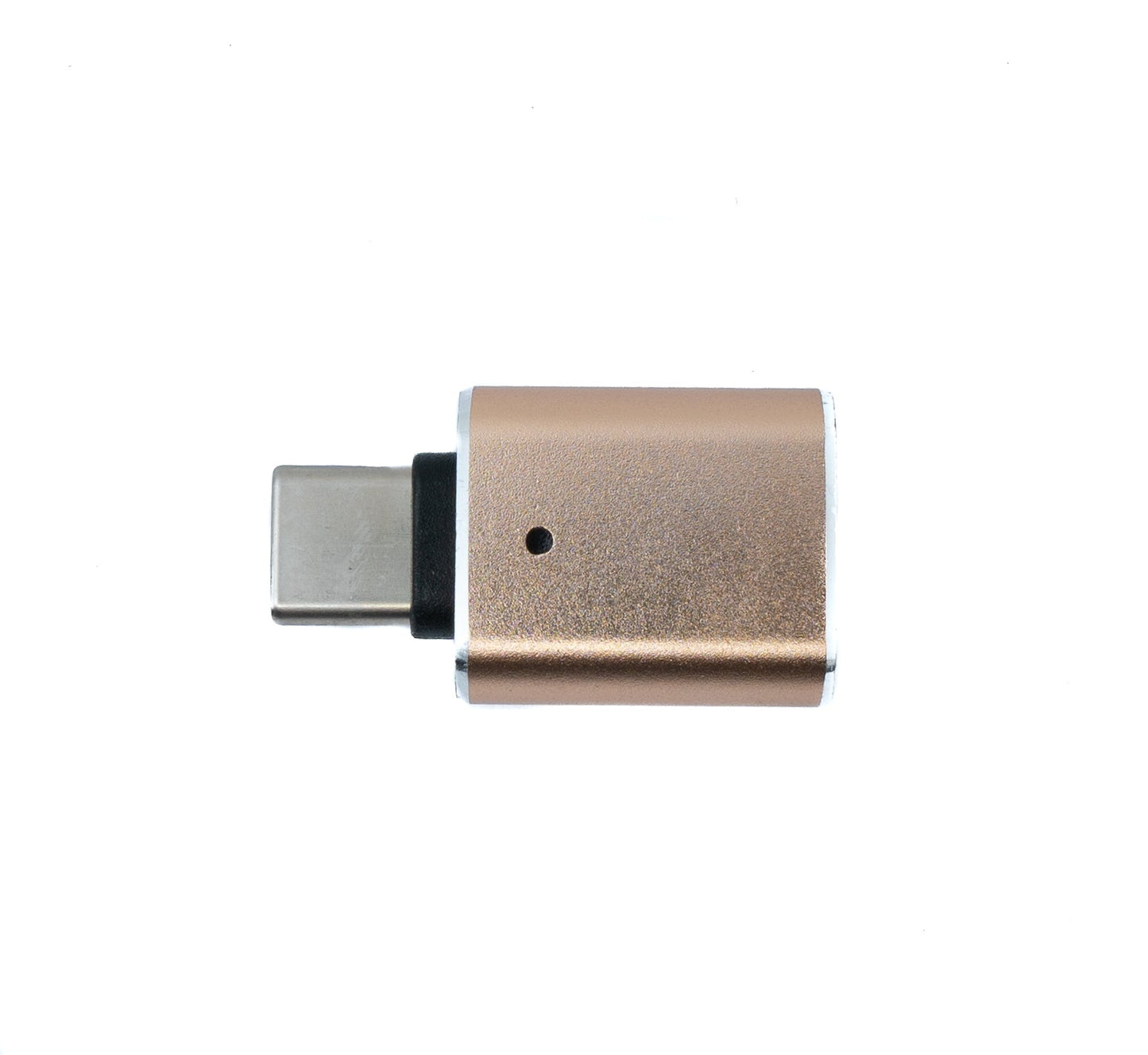 SYSTEM-S USB 3.1 Adapter Typ C Stecker zu 3.0 Buchse Kabel in Rosa Metallic