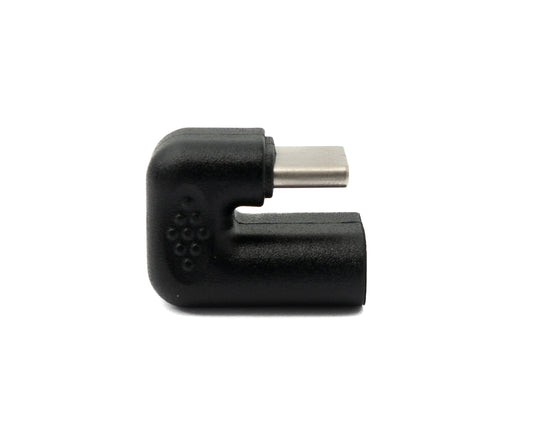 USB 3.1 U Turn 180° Adapter Type C Male to Micro USB Female Angle Cable in Black