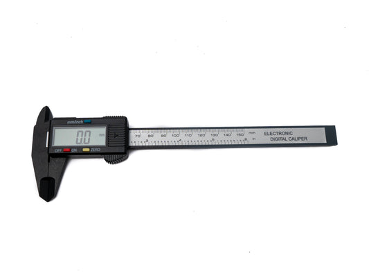SYSTEM-S digital caliper 150 mm Zero function various modes in black