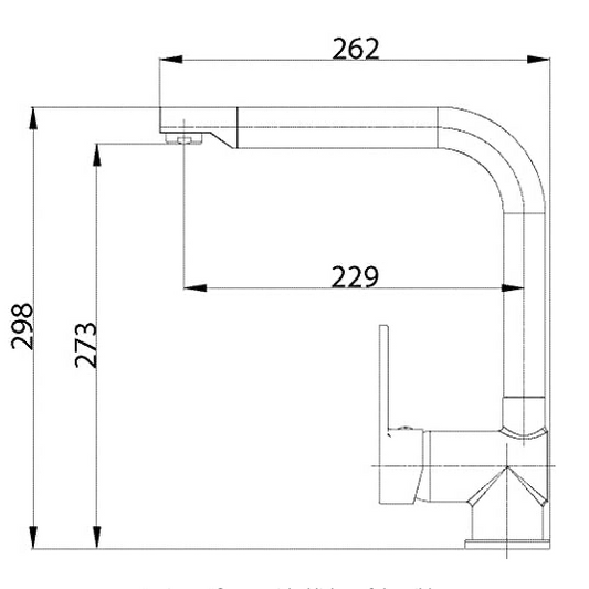 Aqua-Su "Sanmix Style" Spültisch-Einhebelmischer (schwarz/chrom)