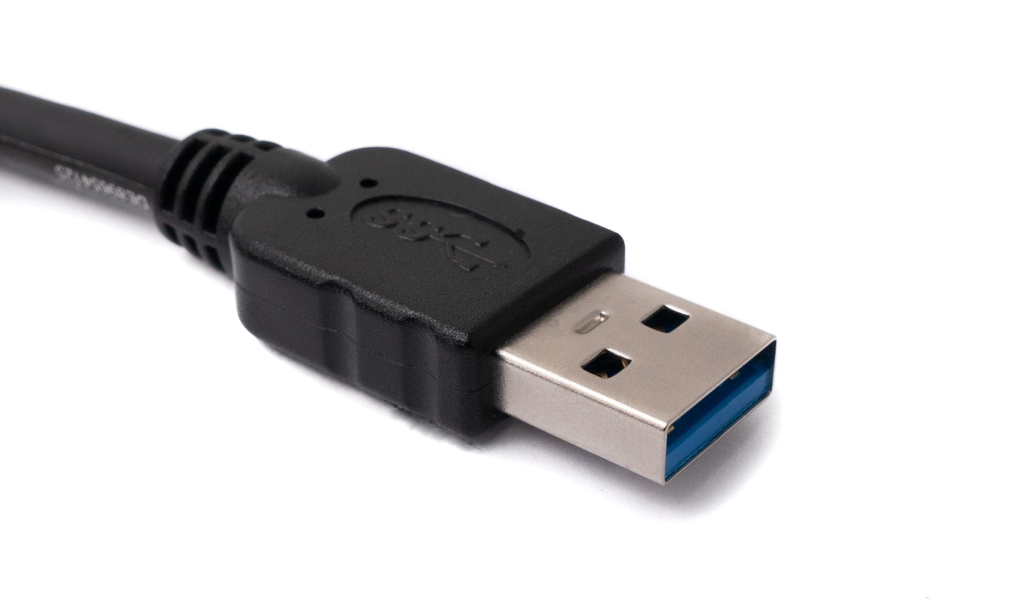 SYSTEM-S USB 3.0 Kabel 50 cm Typ A Stecker zu Buchse in Schwarz
