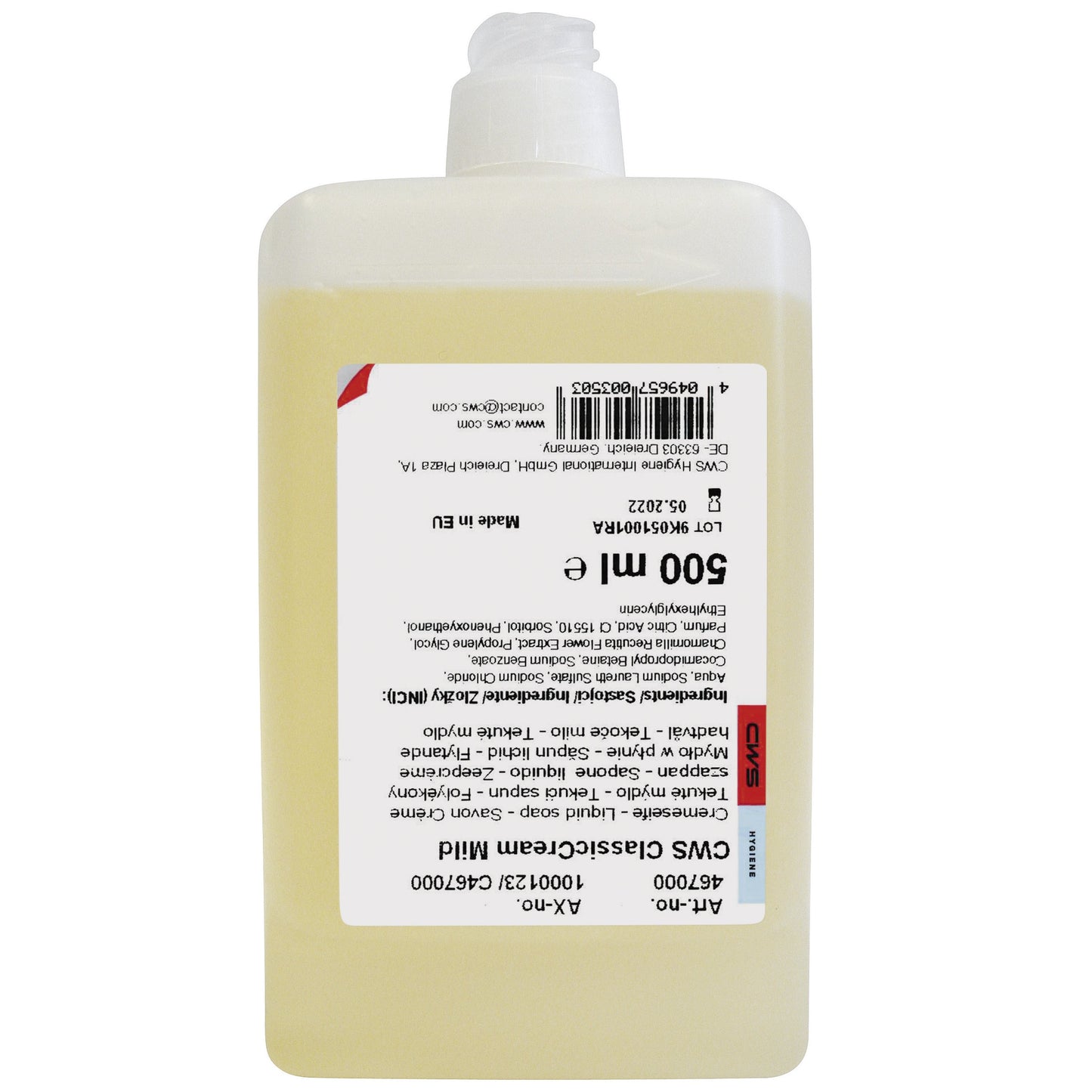 CWS Seifencreme Standard 500 ml