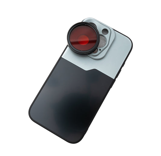 SYSTEM-S litasíusett 37 mm 6 hlutar litasíu fyrir linsur með skrúfuhulstri fyrir iPhone 15 Pro