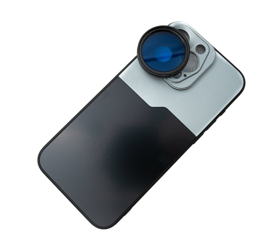 SYSTEM-S Litasíusett 37 mm 6 stk. litasíu fyrir linsur með skrúfuhulstri fyrir iPhone 15 Pro Max