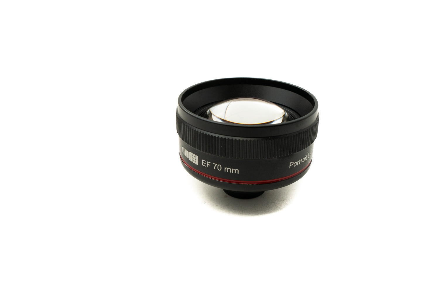 SYSTEM-S EF70mm Portrait Tele Objektiv 37 mm HD Filter mit Hülle für iPhone 15 Pro Max in Schwarz Grau